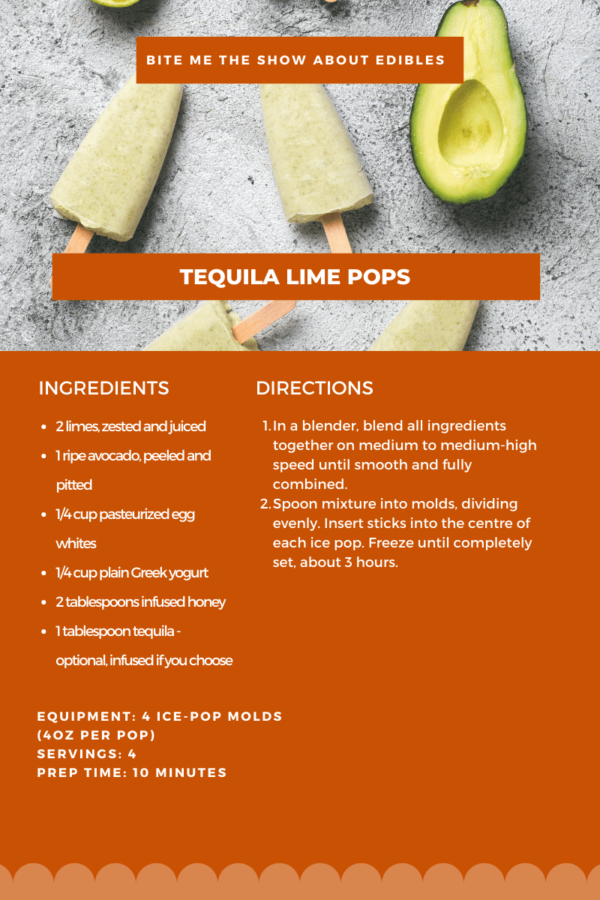 Cannabis Infused Tequila Lime Pops