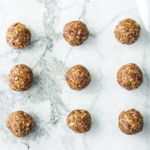 picture of rows of protein balls