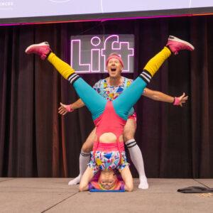 The Noobie and the Doobie performing at Lift Expo