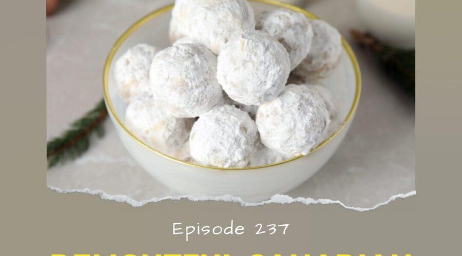 bowl of canadian snowball cookies