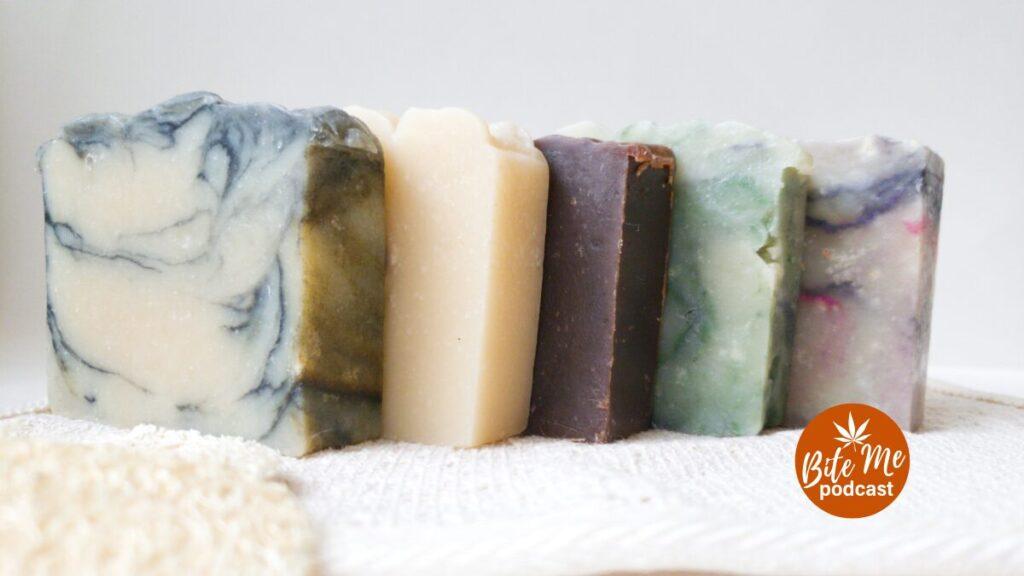 the art of soap making, cannabis infused soap, root ball infusion