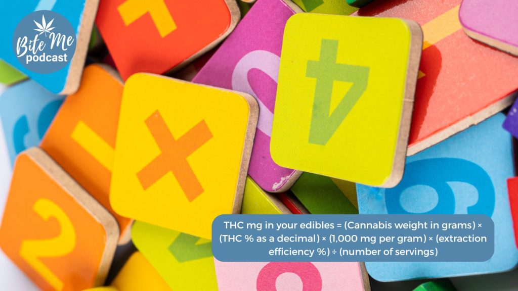 image of colourful primary math blocks for an episode on edible dosing, how to calculate potency